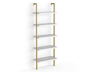 Vicco Étagère échelle Ava, Blanc, 60x183cm
