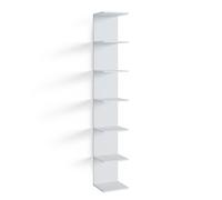 Vicco Étagère enfant Paolo, Blanc, 30 x 190 cm avec 6 compartiments ouverts