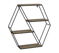 Vicco Étagère Fyrk, Chêne, 51x52cm Forme d'angle