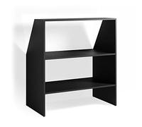 Vicco Étagère mansardée, Anthracite, 90x100cm, pour Le Rangement de caisses et de Livres sous des combles inclinés