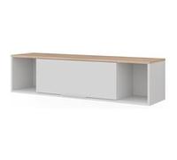 Vicco Étagère Murale Betti, Blanc/Sonoma, 120x30cm