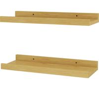 Vicco Étagère murale Linus, 40x4cm Set de 2 pièces 40, Naturel bois