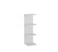 Vicco Étagère Murale Paolo, Blanc, 30x95cm, pouvant être monté pour Le Rangement de Livres et d’Objets de décoration
