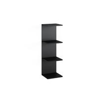 Vicco Étagère Murale Paolo, Noir, 30x95cm, pouvant être monté pour Le Rangement de Livres et d’Objets de décoration