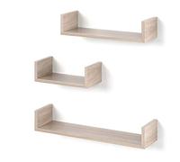 Vicco Étagère Murale, Sonoma, 60x10cm Set de 3 casiers