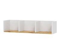 Vicco Etagère Tomy, Chêne Blanc/Force de l'or, 90x20cm