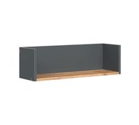 Vicco Étagère Murale Viktor, Anthracite/chêne doré, 67.8x20cm | pour montage mural pour livres, objets déco ou accessoires de salle de bain