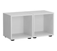 Vicco Étagère pour enfants Estell, Blanc, 36.4x38.2cm Lot de 2 Blanc G