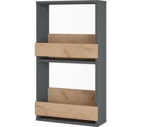 Vicco étagère pour verres à vin Repose, 40x72cm, Chêne doré/anthracite