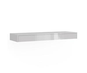 Vicco Etagère Sherry, Blanc Haute Brillance, 120x12cm