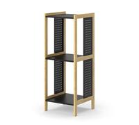 Vicco Étagère sur Pied Elvia, Noir, 40x107cm