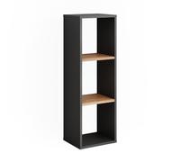 Vicco Étagère sur Pied Orlando, Anthracite/chêne doré, 30x90.5cm