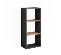 Vicco Armoire à Chaussures Orlando, Anthracite/chêne doré, 40x90.5cm