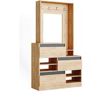 Vicco Evia, 100 x 180 cm, Chêne de force doré/Anthracite