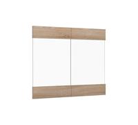 Vicco Façade de Cuisine R-Line, Sonoma, 79.2x59cm | façade de meuble pour meuble mural vitré, adapté aux armoires de cuisine R-Line pour une installation facile