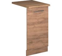 Vicco Façade de lave-vaisselle Fame-Line, 45cm , PT Chêne, Chêne de force doré/Chêne de force doré
