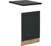Vicco Façade de lave-vaisselle R-Line, 45cm , PT Anthracite, Anthracite campagne/Chêne de force doré