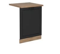 Vicco Façade de Lave-Vaisselle R-Line, Anthracite Campagne, 60cm, PT Chêne, pour Une Combinaison Libre au Sein de systèmes de Cuisine modulaires