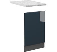 Vicco Façade Fame-Line, 45 cm , PT Marbre, Bleu foncé brillant/Anthracite