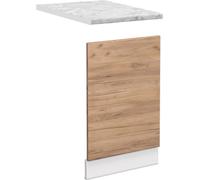 Vicco façade Fame-Line, 45 cm , PT Marbre, Chêne de force doré/Blanc