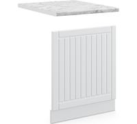 Vicco façade Fame-Line, 60 cm , PT Marbre, Blanc campagne/Blanc