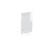 Vicco façade Fame-Line, 45 cm sans plan de travail, Blanc Haute brillance/Blanc