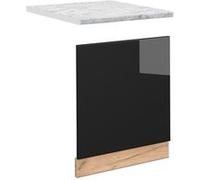 Vicco Façade Fame-Line, Chêne noir brillant, 60cm , PT Marbre Chêne noir brillant G