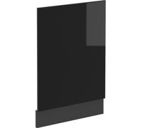 Vicco façade R-Line, 45 cm sans plan de travail, Noir Haute brillance/Anthracite