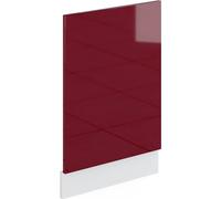 Façade R-Line, 45cm sans PT, Rouge bordeaux Haute brillance, Blanc, Vicco