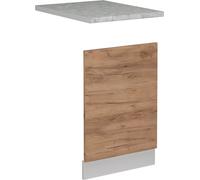 Vicco Façade R-Line, 45cm PT Marbre, Chêne de force doré/Blanc