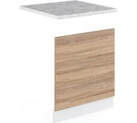 Vicco façade R-Line, 60 cm avec plan de travail, Sonoma/Blanc