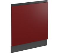 Façade R-Line, 59.6 cm J-Shape, sans plan de travail, Rouge, Vicco