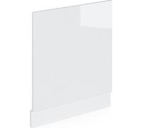 Vicco façade R-Line, Blanc Haute Brillance/Blanc, 60 cm sans Plan de Travail
