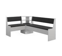 Vicco Groupe de banquettes d'angle Roman, Blanc, 120.1x180.1cm