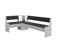 Vicco Groupe de banquettes d'angle Roman, Blanc, 120.1x210.1cm