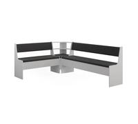 Vicco Groupe de banquettes d'angle Roman, Blanc, 150.1x210.1cm