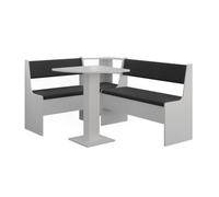 Vicco Groupe de banquettes d'angle Roman, Blanc, 60x60cm