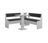 Vicco Groupe de banquettes d'angle Roman, Blanc, 60x60cm, idéal pour Les Solutions d'angle Peu encombrantes dans la Salle à Manger