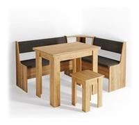Vicco Groupe de banquettes d'angle Roman, Chêne de Force doré/Anthracite, 150 x 120 cm avec Table