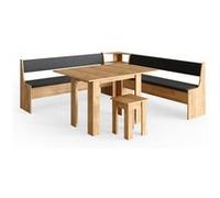 Vicco Groupe de banquettes dangle Roman, Chêne de force doré, 210x210cm avec table Chêne de force doré G