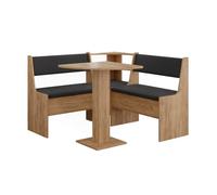 Vicco Groupe de banquettes d'angle Roman, Chêne de Force doré/Anthracite, 60x60cm, idéal pour des aménagements d'angle Peu encombrants dans la Salle à Manger