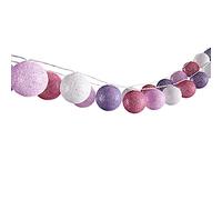 Vicco Guirlande lumineuse, Rose/Gris, 310 cm