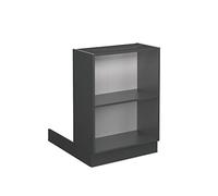 Vicco Îlot de Cuisine Fame-Line, Anthracite, 60cm sans PT, combinable pour l’Extension de Lignes de Cuisine