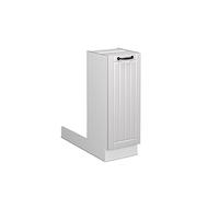 Vicco Îlot de Cuisine Fame-Line, Blanc Campagne/Blanc, 30 cm sans Plan de Travail