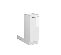 Vicco Îlot de Cuisine Fame-Line, Blanc Haute Brillance, 30cm