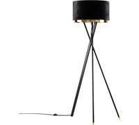 Vicco Lampadaire Goldamo, , Noir/Or
