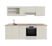 Vicco Ligne de Cuisine R-Line, Beige, 240cm, PT Chêne