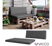 Vicco lot de coussins pour palette coussin d'assise dossier latéral