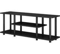 Vicco Lowboard Cesaro, 110 x 41.5 cm avec étagères ouvertes, Noir