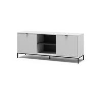 Vicco Lowboard Eliza, Blanc, 150x60cm avec 2 Portes, Convient comme Meuble TV Bas pour appareils jusqu'à 65 Pouces